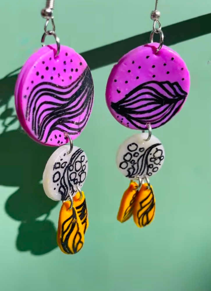 Errings polymer clay Playcarnival