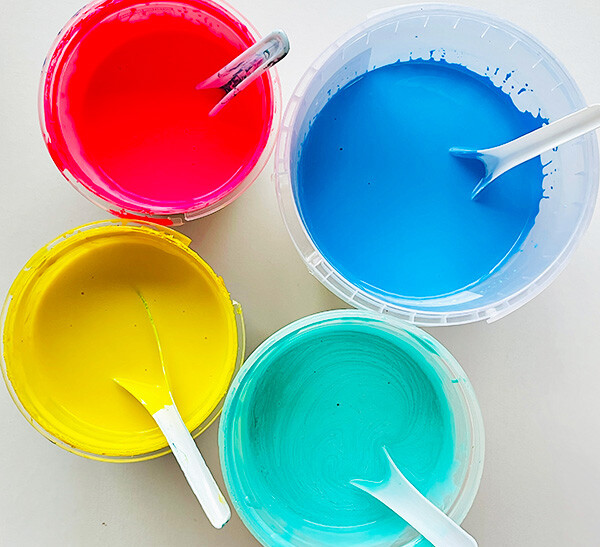 Fluid art colours to mix