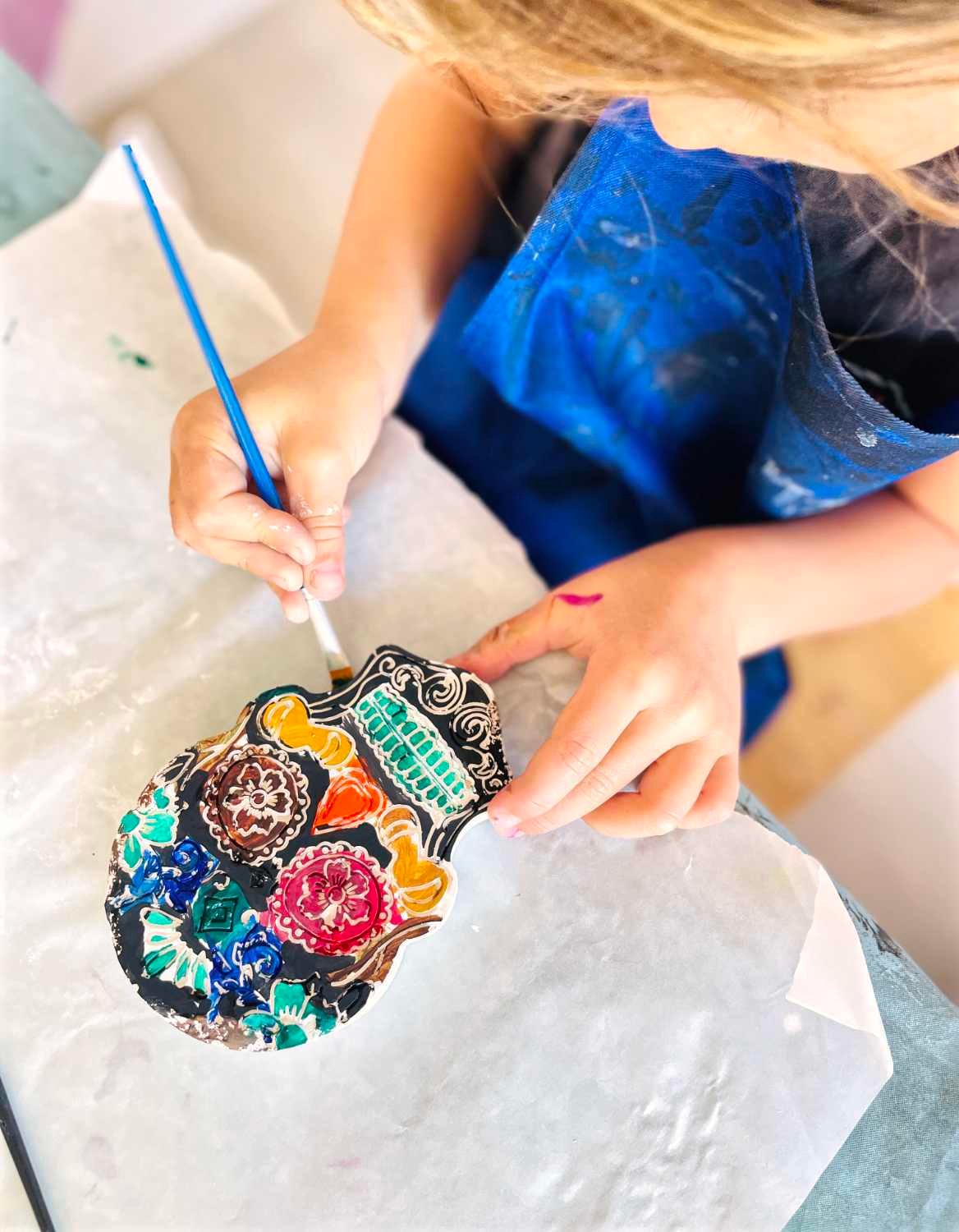 Halloween mexican skull painting Playcarnival
