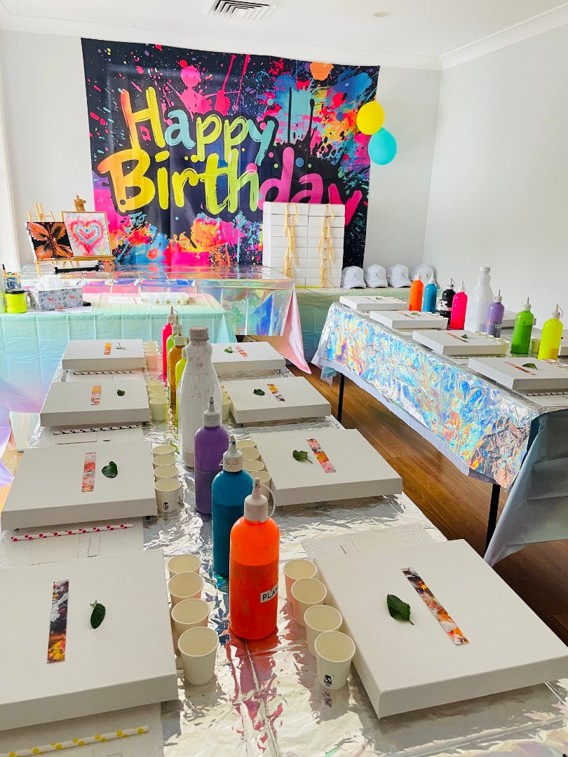 Art Birthday Party Kids Sydney