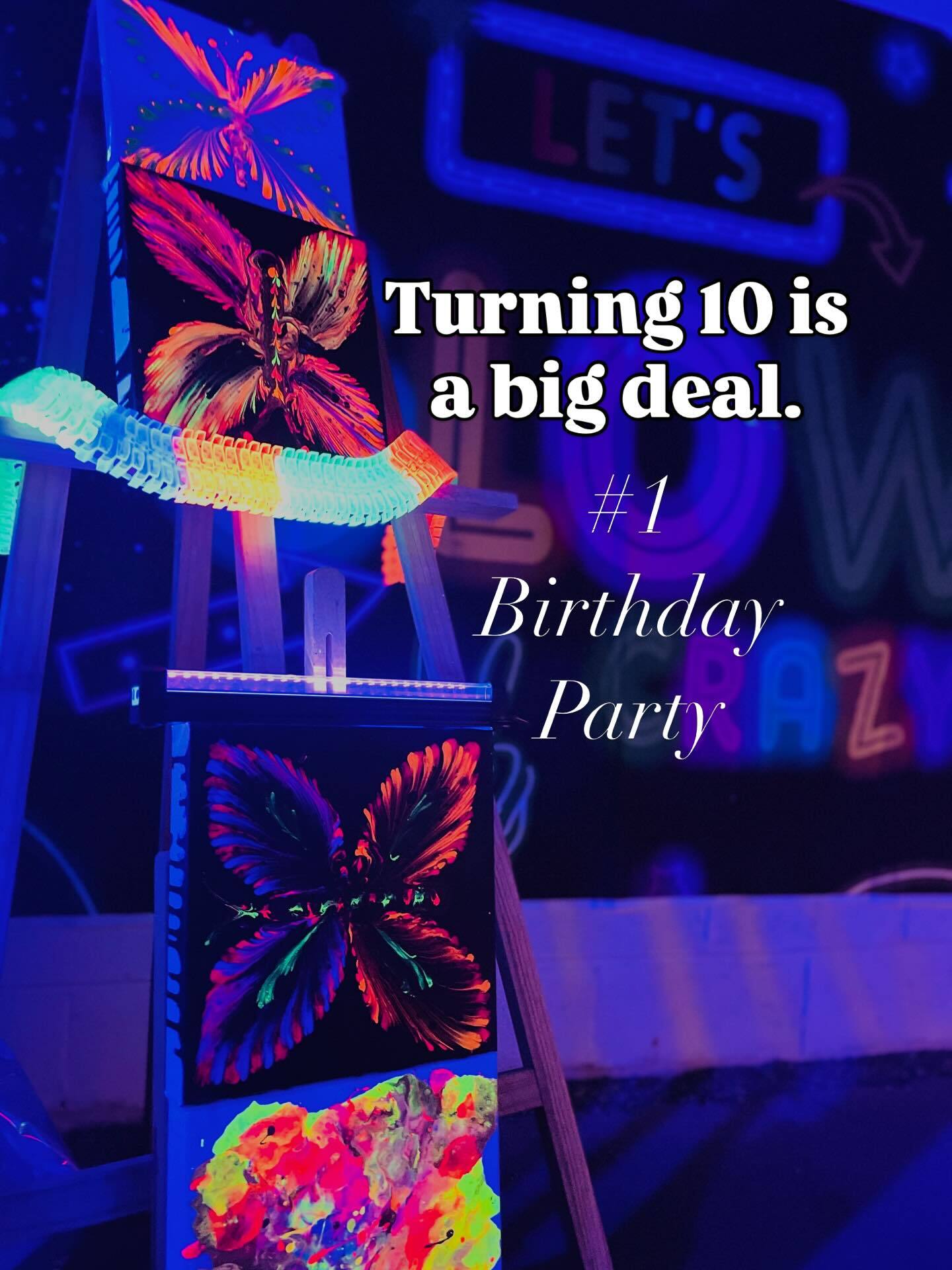 Ten years art birthday party idea Sydney