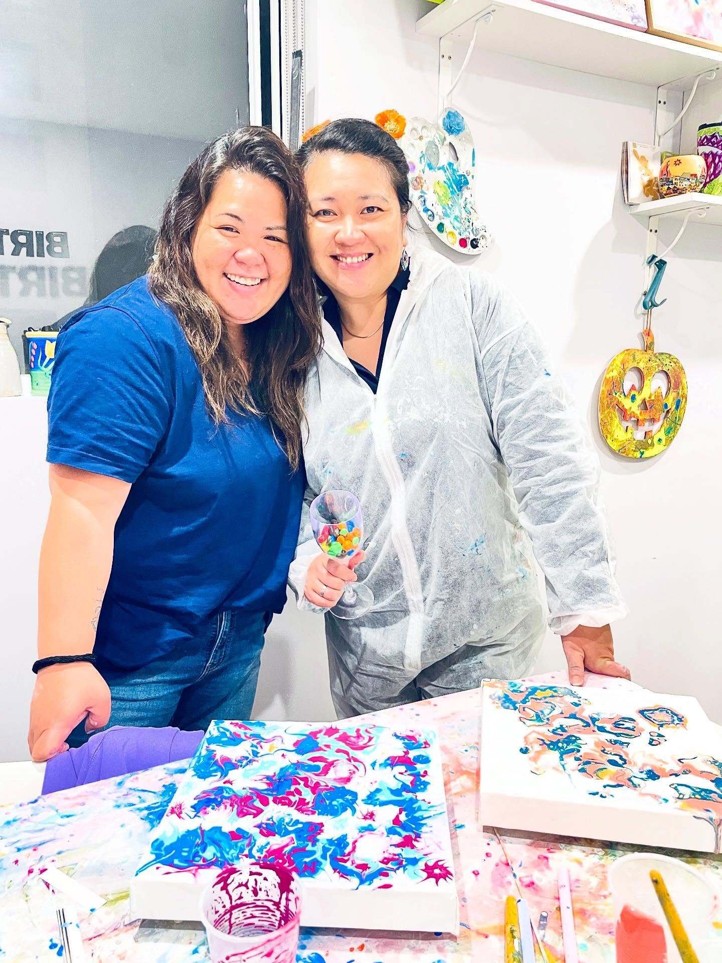 Fluid art workshops for adults Sydney