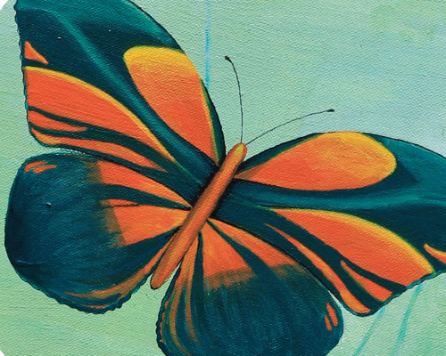 Butterfly collage workshop kids Butterfly collage workshop kids