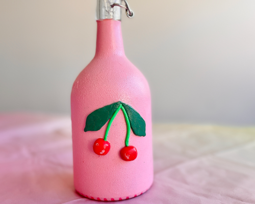 Cherry Blossom Clay Vase Workshop Kids