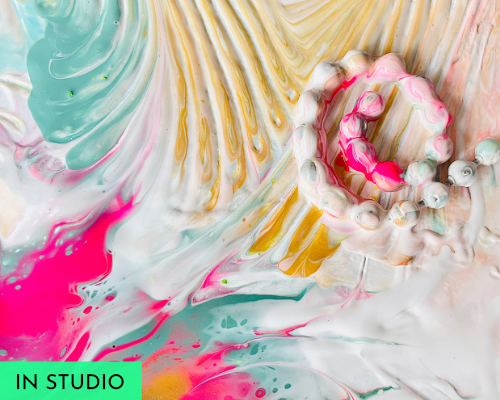 Fluid Art Chain Pull Technique Workshop for Kids