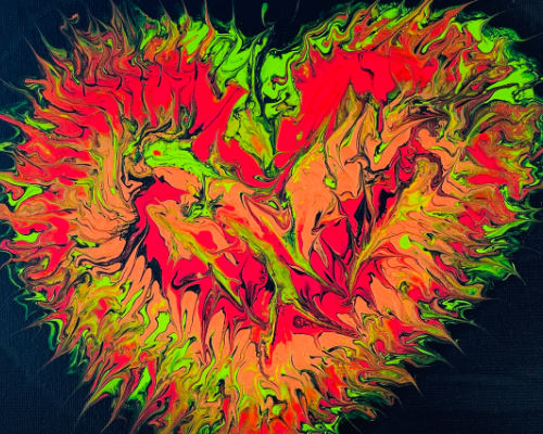 Fluid Art Heart Workshop for Kids Sydney Fluid Art Heart Workshop for Kids Sydney