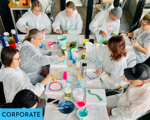 Corporate art workshops Sydney 500x400