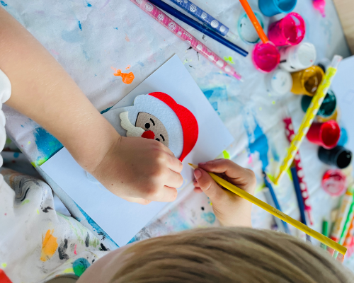 Christmas paper santa craft workshop Sydney Christmas paper santa craft workshop Sydney