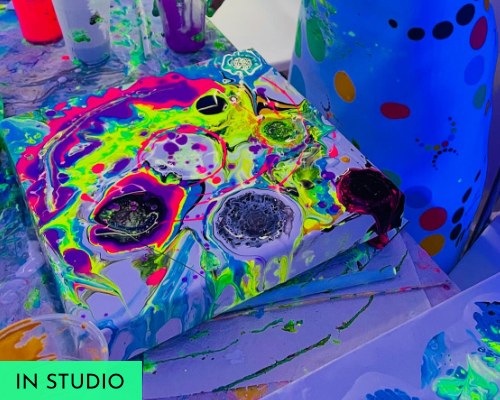 Glow in the dark art workshops