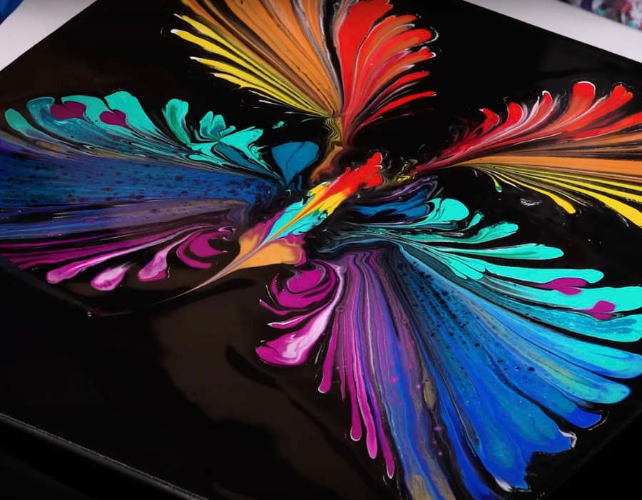 ScreeButterfly black background