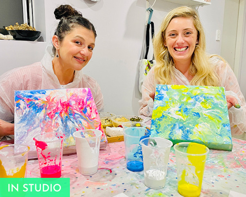 Unique Fluid Art Pouring Workshops for Adults in Sydney | PLAYCARNIVAL